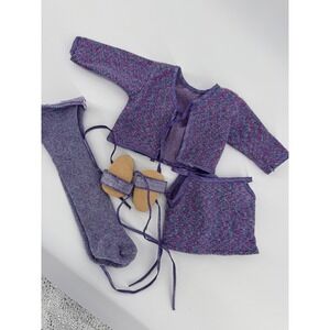 18" Pleasant Company American Girl Doll Outfit Year 2000 Purple Glitter Outfit